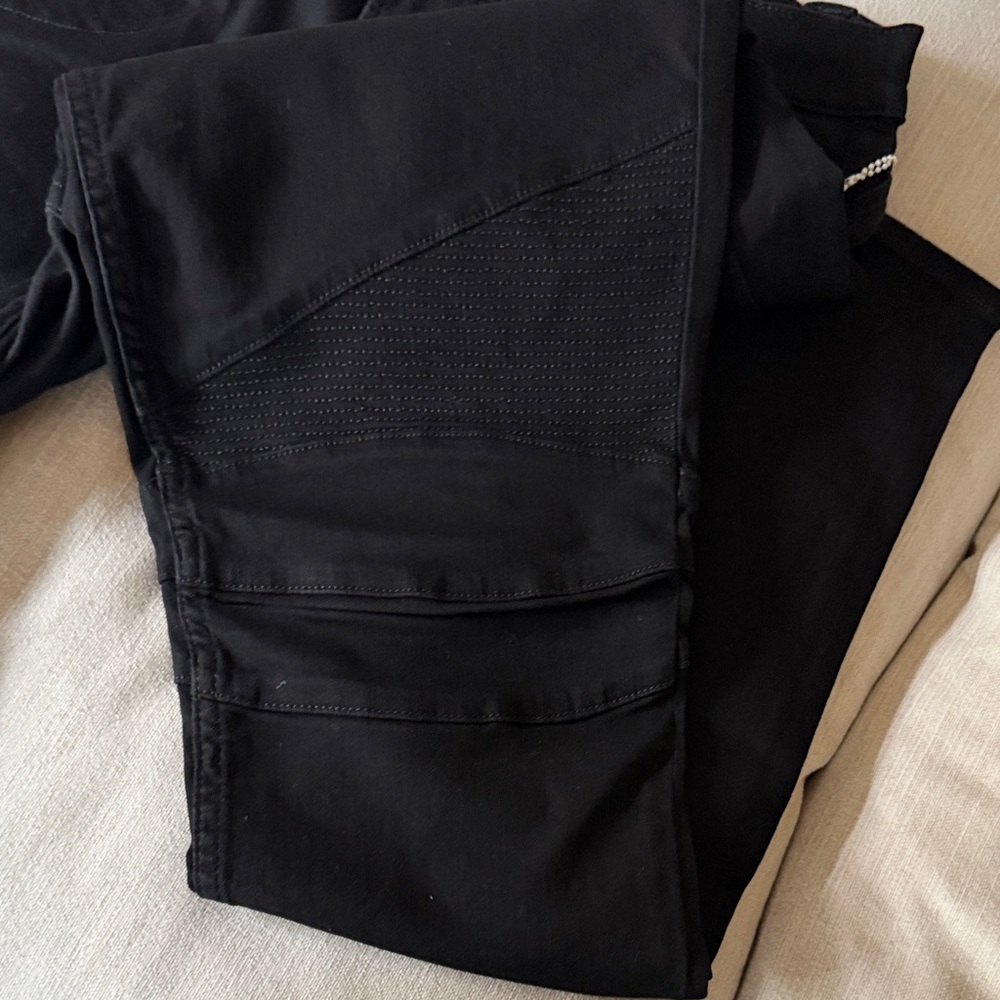Hudson Jeans Men's Dark Black Skinny Jeans - Picture 4 of 6